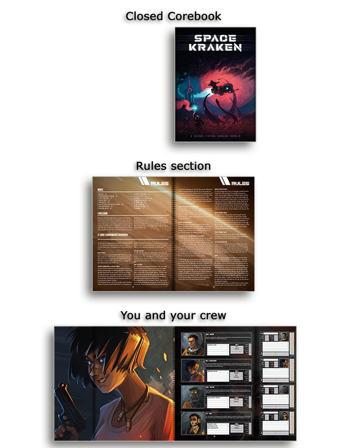 SPACE KRAKEN - basic game + EXTRAS set