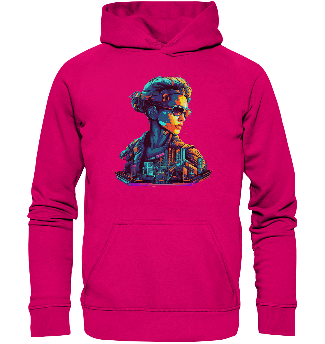 Cyberpunk Women - Basic Unisex Hoodie