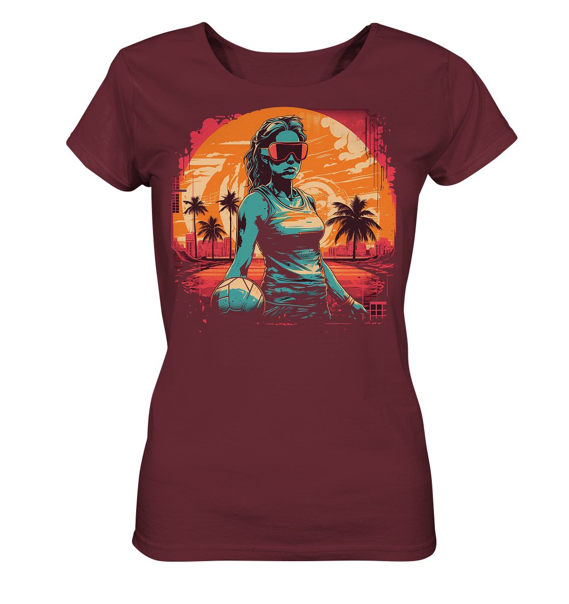 Volleyball Women - Ladies Organic Shirt