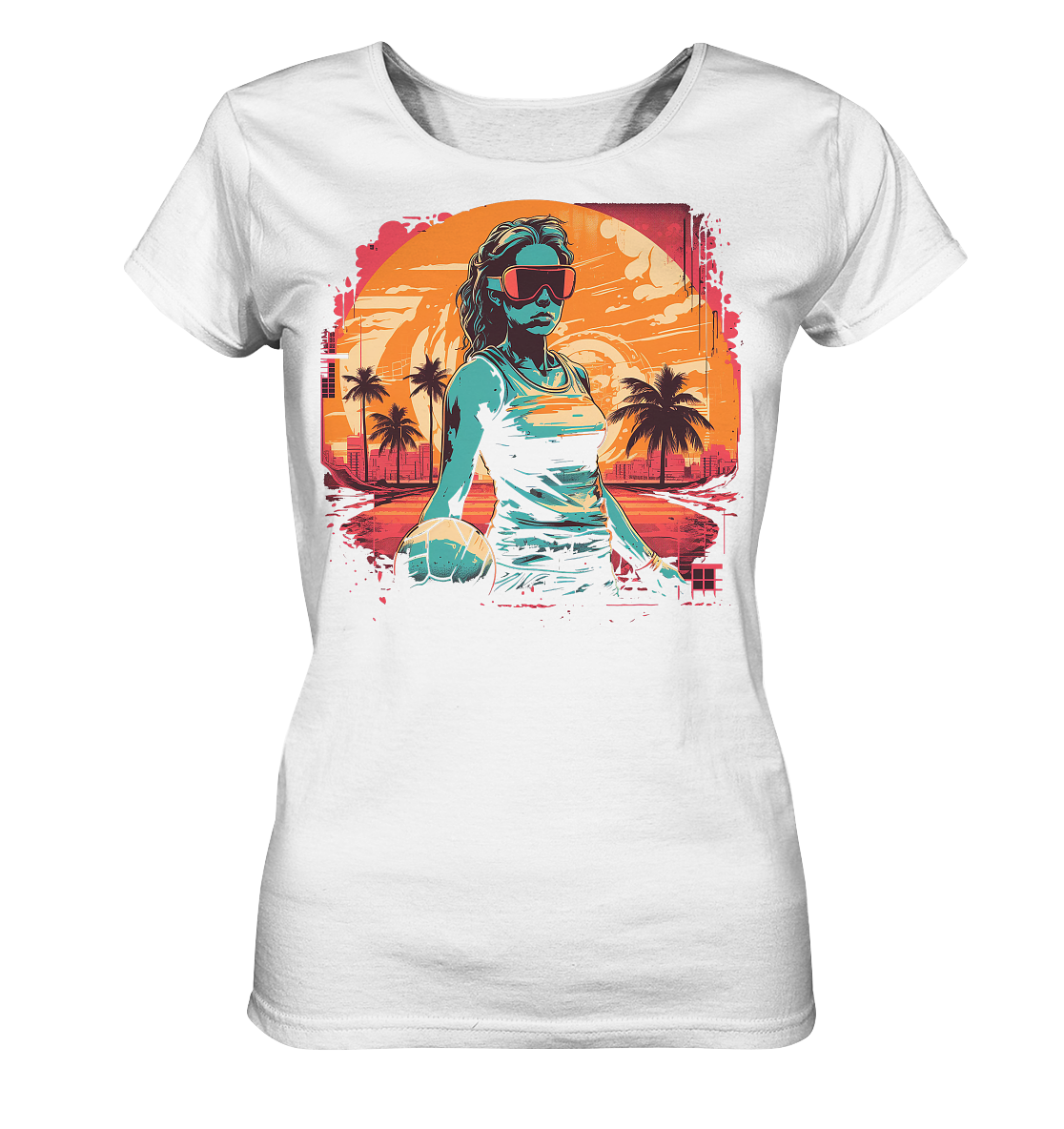 Volleyball Women - Ladies Organic Shirt