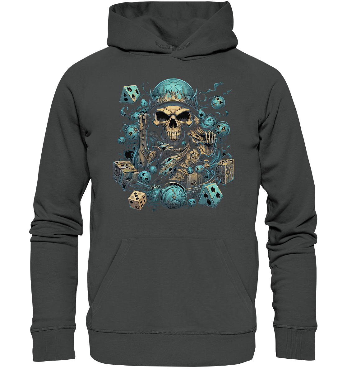 Skull Dice - Organic Basic Hoodie