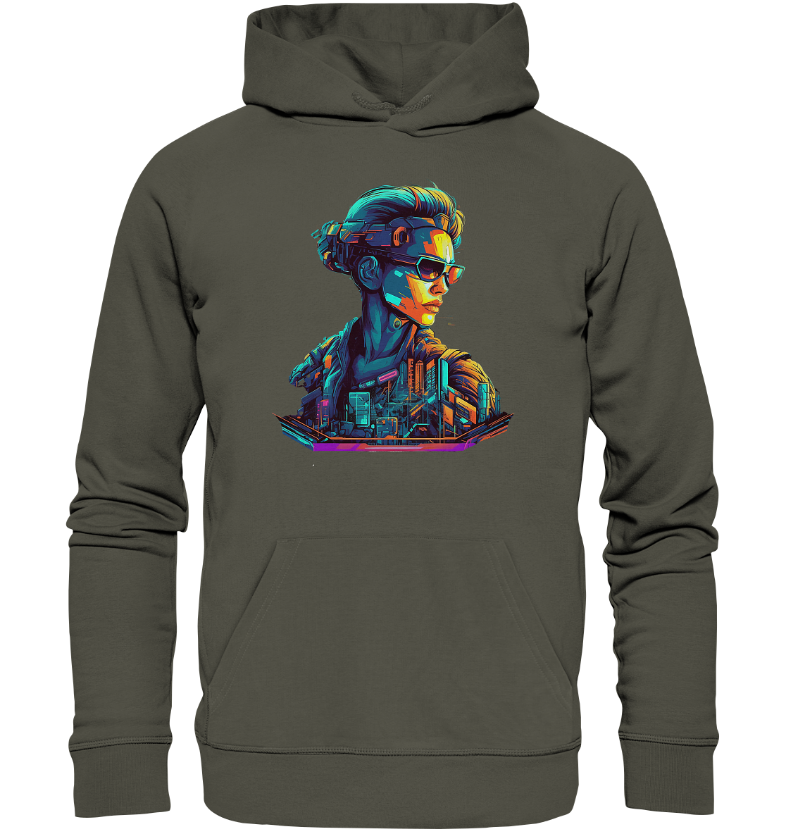 Cyberpunk Women - Organic Basic Hoodie