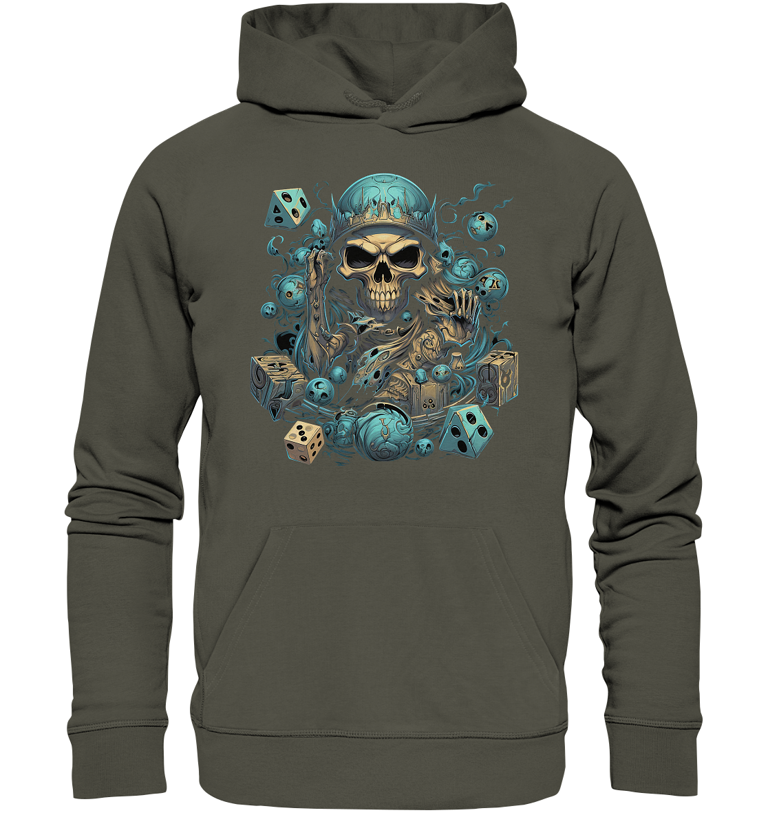 Skull Dice - Organic Basic Hoodie