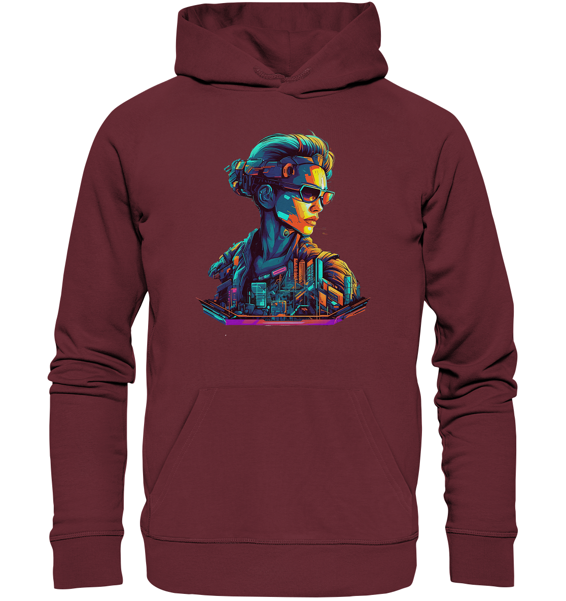 Cyberpunk Women - Organic Basic Hoodie