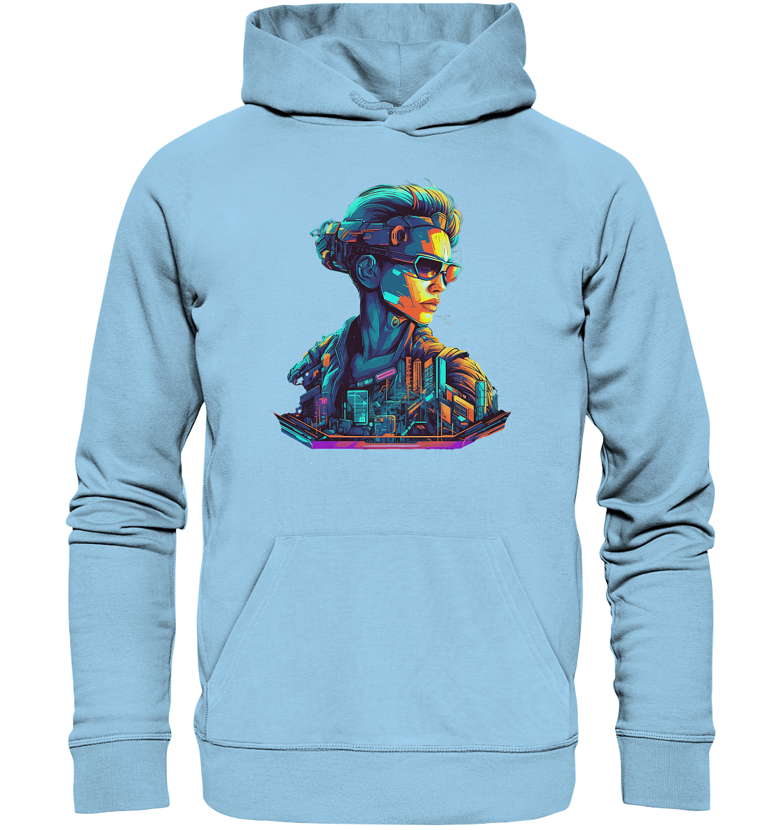 Cyberpunk Women - Organic Basic Hoodie