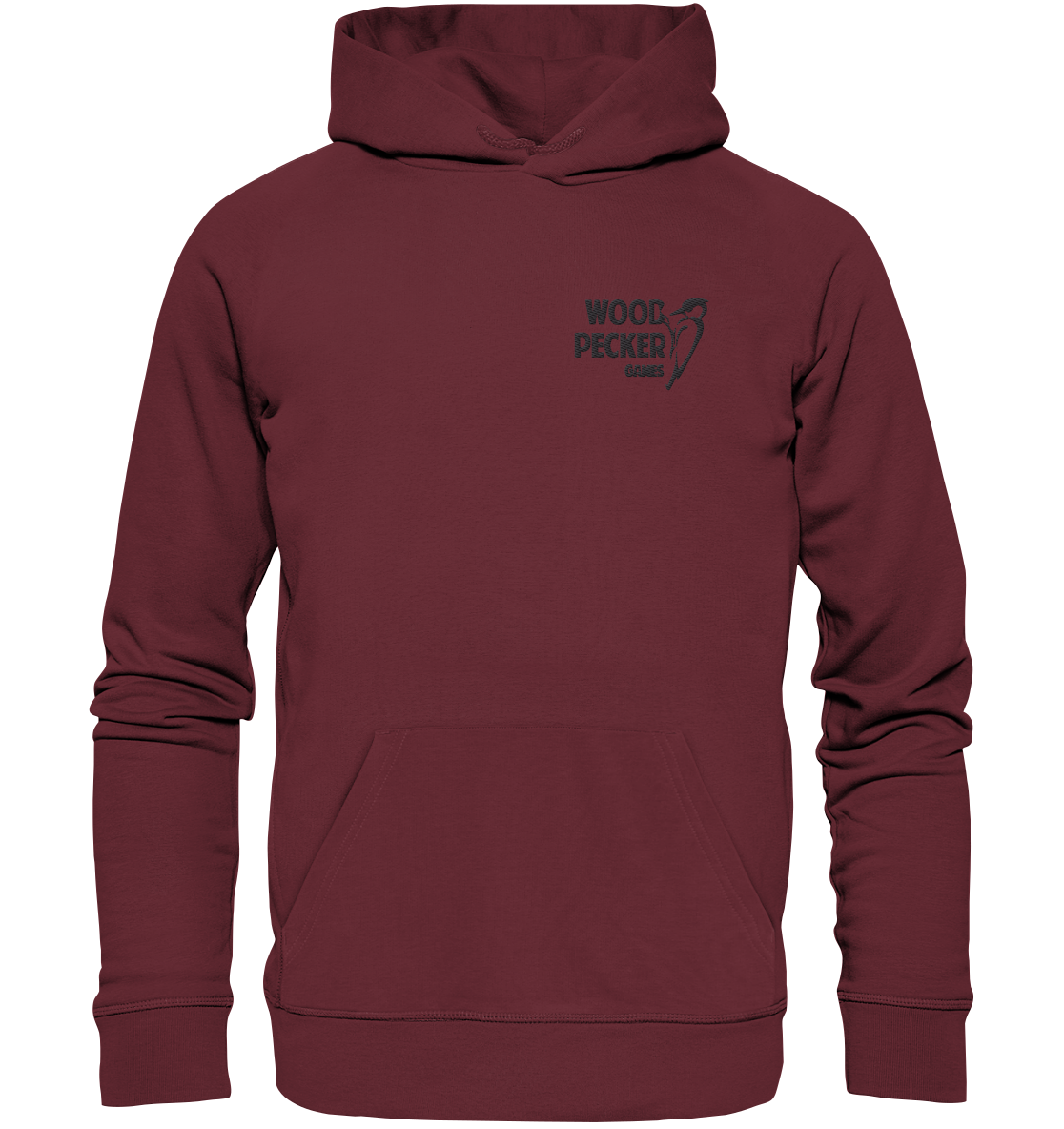 Woodpecker Games Logo - Organic Hoodie (Stick)