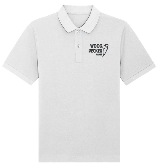 Woodpecker Games Logo - Organic Poloshirt (Stick)