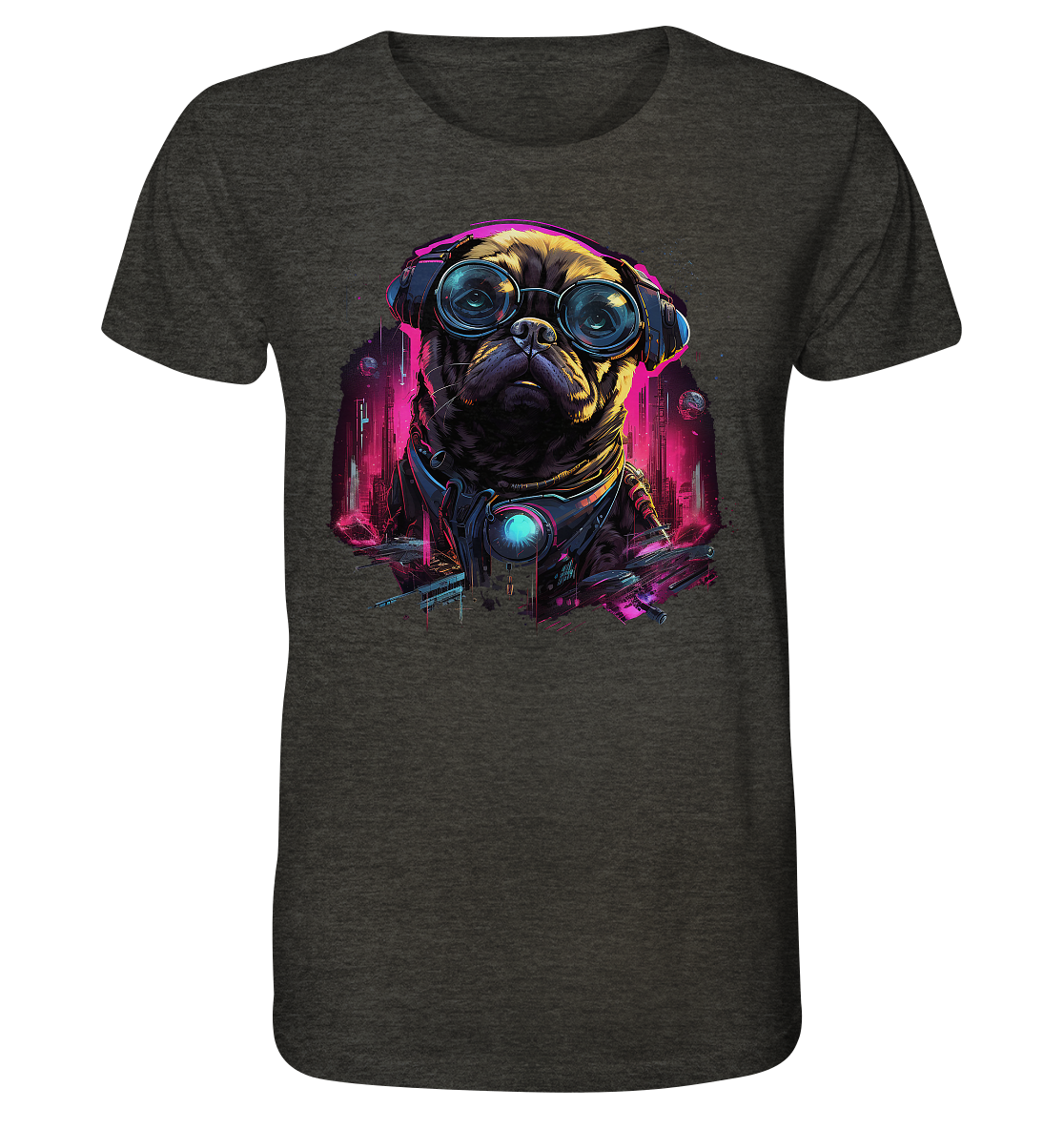 Cyberdog Pug - Organic Shirt
