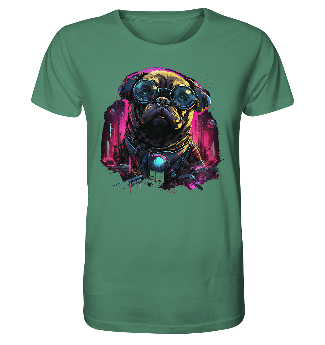 Cyberdog Pug - Organic Shirt