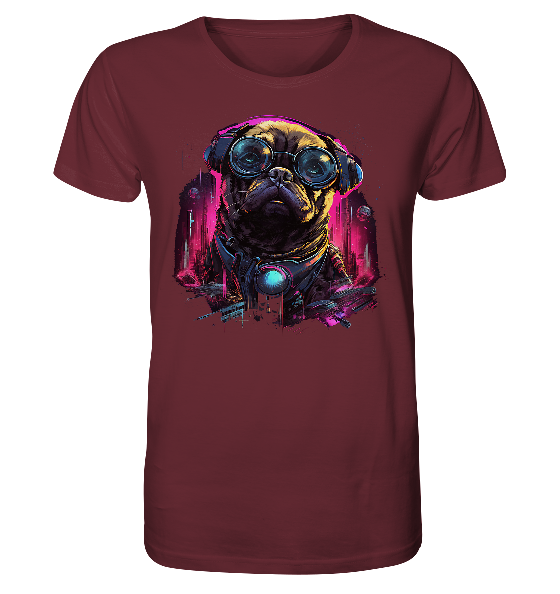 Cyberdog Pug - Organic Shirt