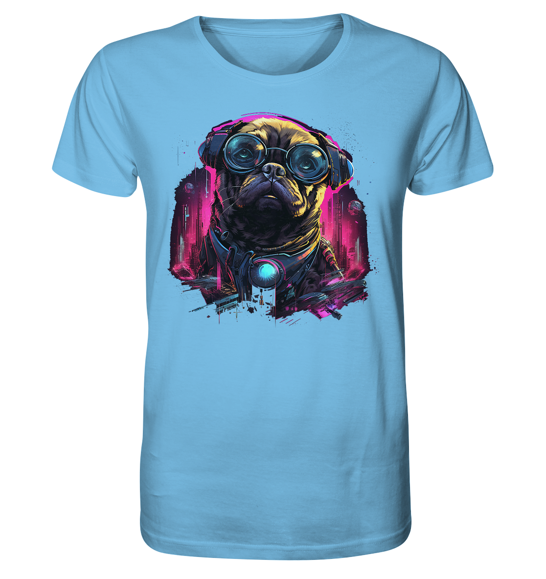Cyberdog Pug - Organic Shirt