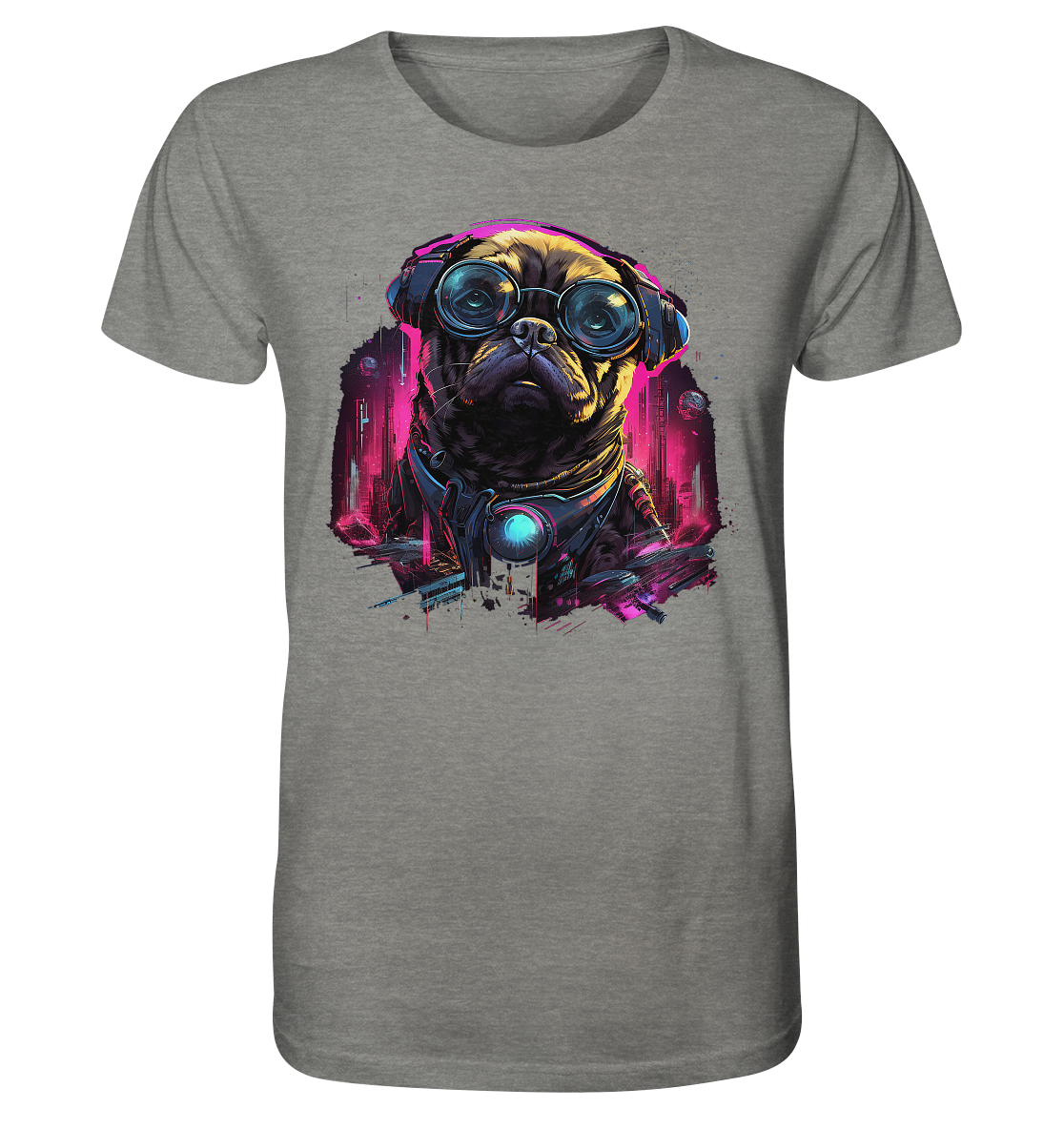 Cyberdog Pug - Organic Shirt