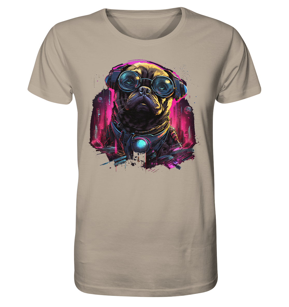 Cyberdog Pug - Organic Shirt