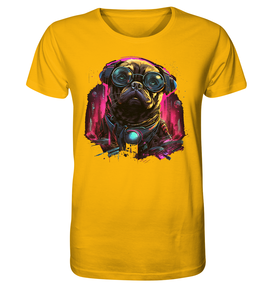 Cyberdog Pug - Organic Shirt