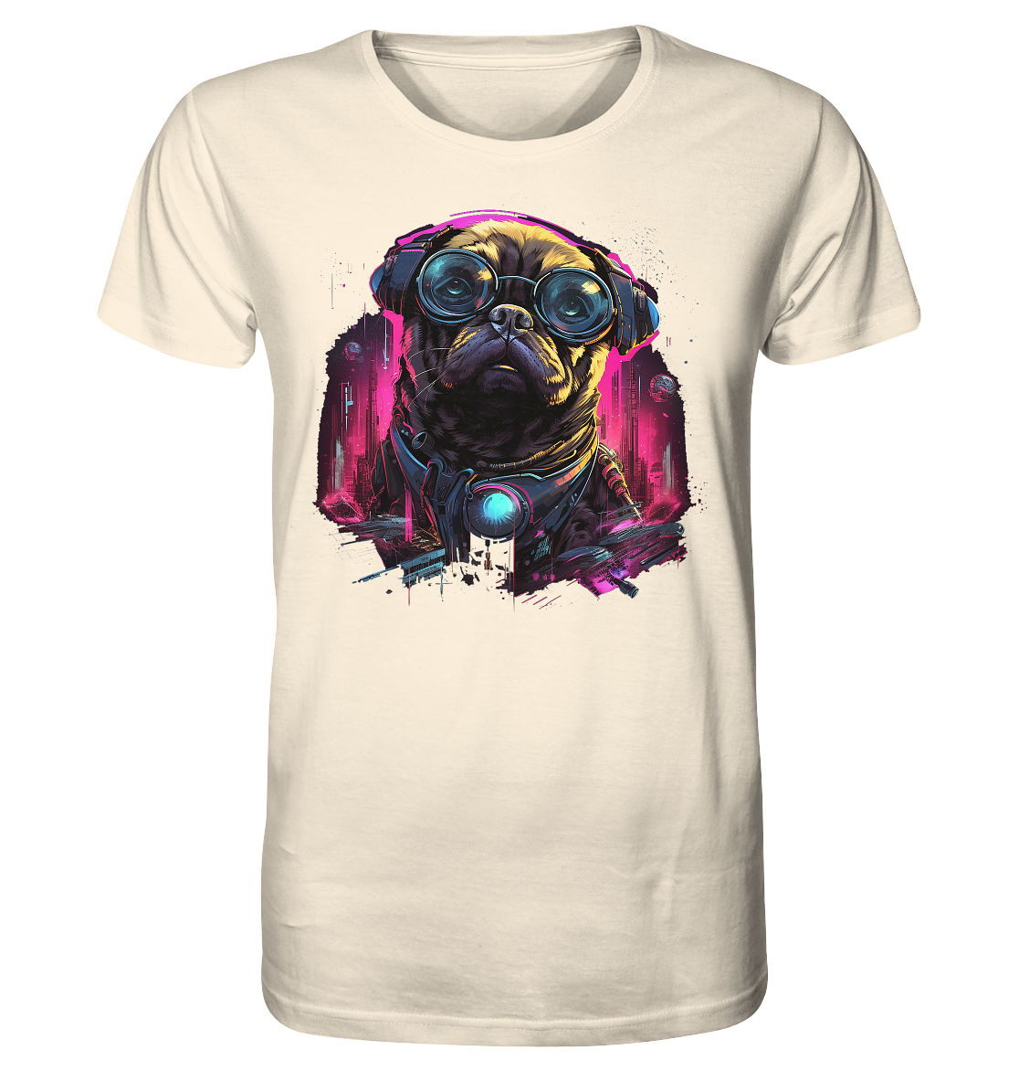 Cyberdog Pug - Organic Shirt
