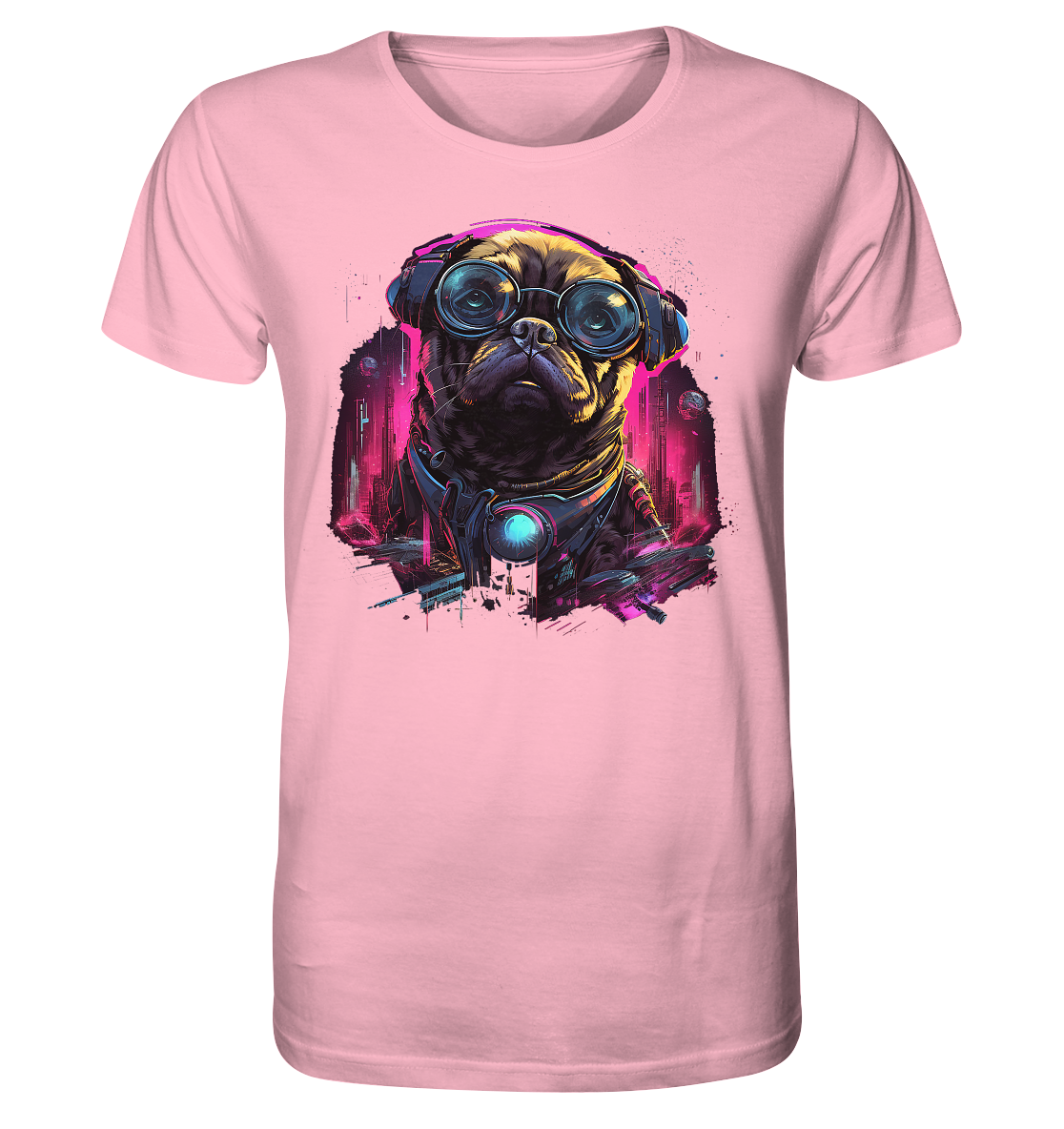 Cyberdog Pug - Organic Shirt