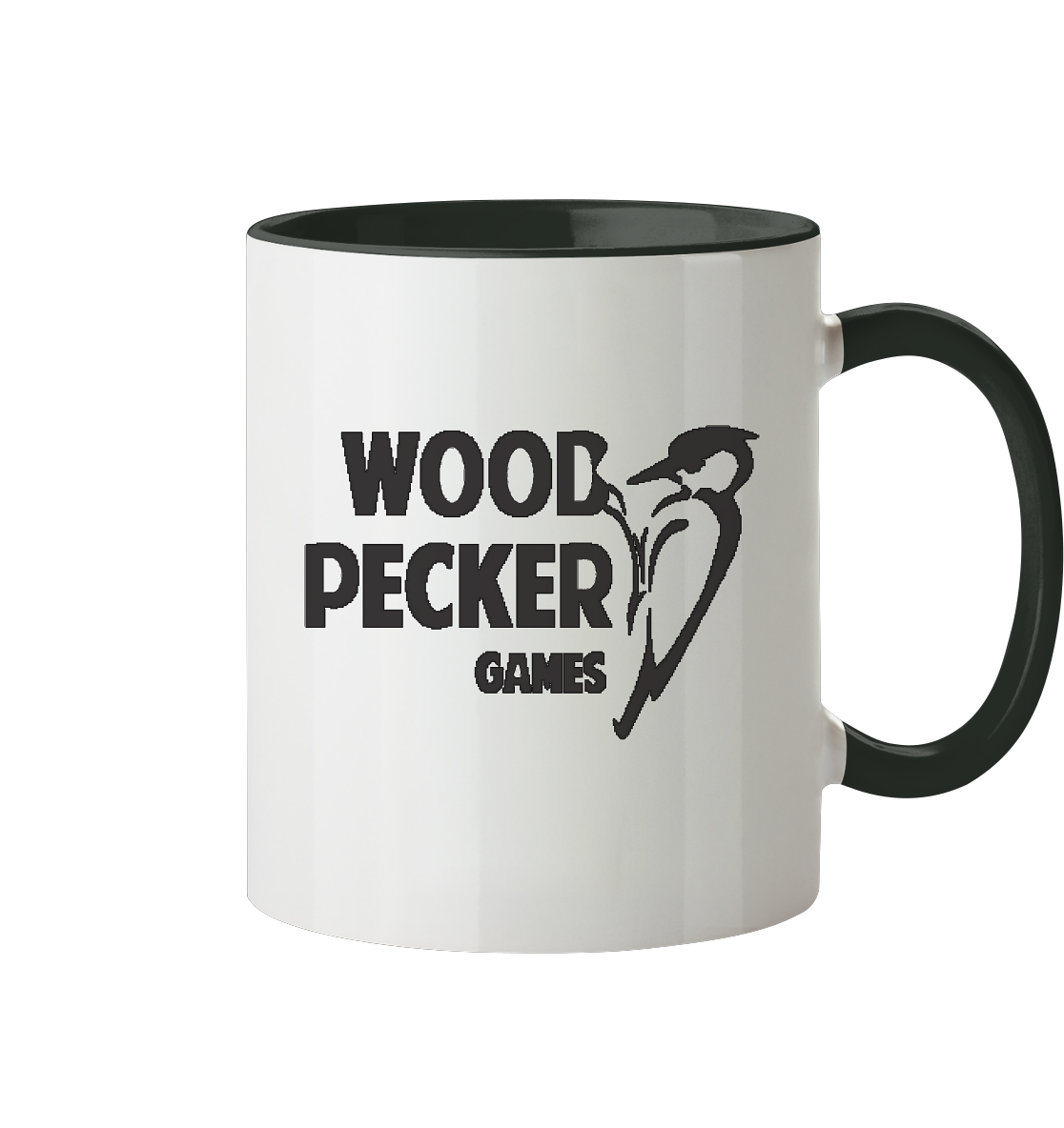 Woodpecker Games Logo - Tasse zweifarbig